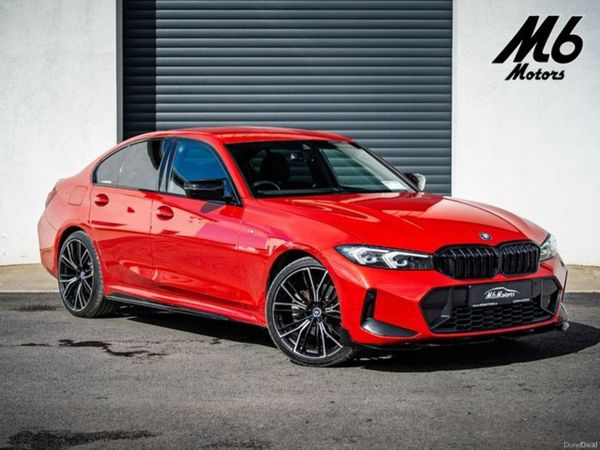 BMW 3-Series Saloon, Petrol Plug-in Hybrid, 2024, Red