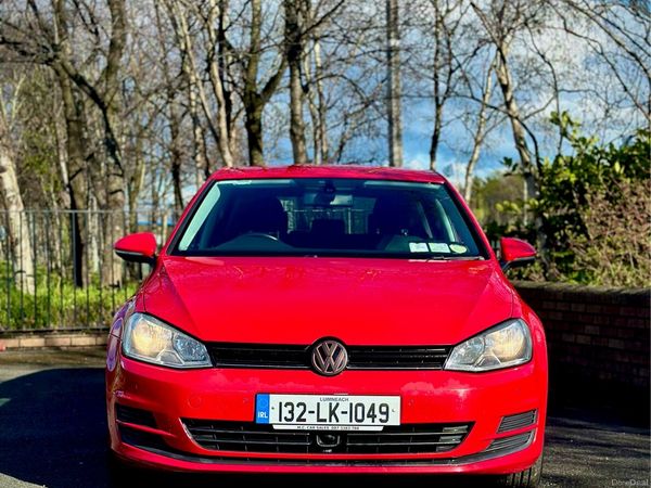 Volkswagen Golf Hatchback, Diesel, 2013, Red