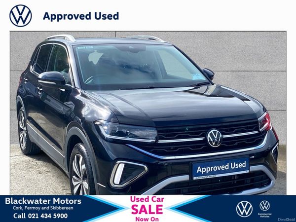 Volkswagen T-Cross Hatchback, Petrol, 2025, Black