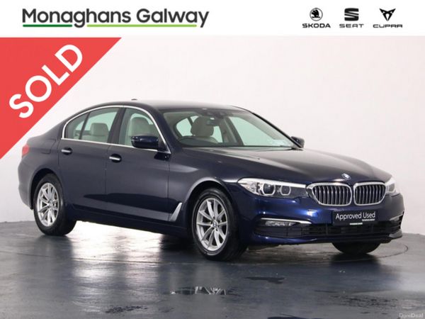 BMW 5-Series Saloon, Diesel, 2018, Blue