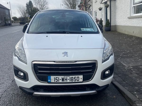 Peugeot 3008 SUV, Diesel, 2015, White