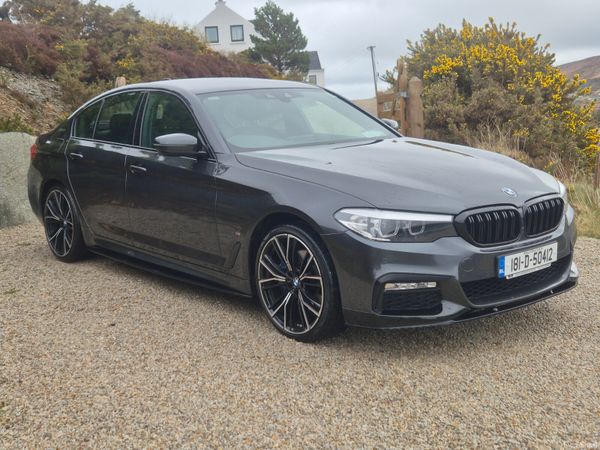 BMW 5-Series Saloon, Petrol Plug-in Hybrid, 2018, Grey