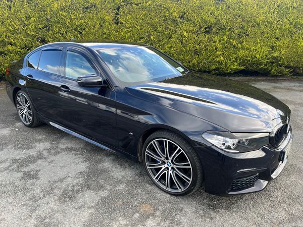 BMW 5-Series Saloon, Petrol Plug-in Hybrid, 2019, Black