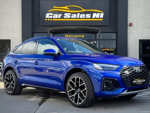 Audi Q5 SUV, Diesel Hybrid, 2022, Blue