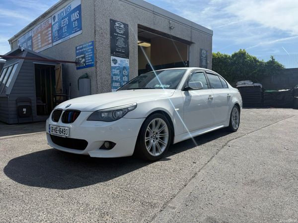 BMW 5-Series Saloon, Diesel, 2008, White
