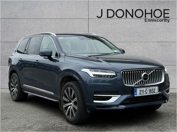 Volvo XC90 SUV, Petrol Plug-in Hybrid, 2021, Blue