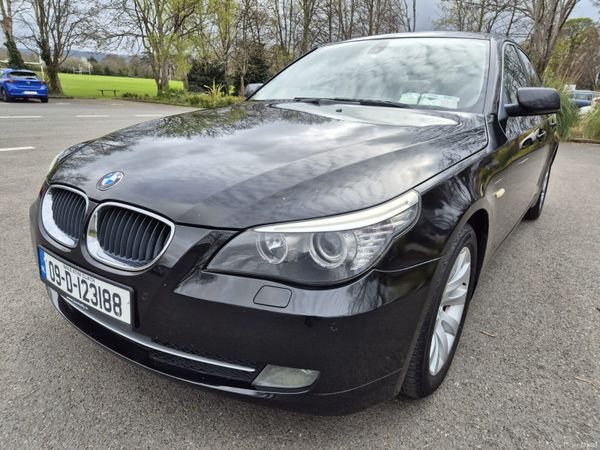 BMW 5-Series Saloon, Diesel, 2009, Black