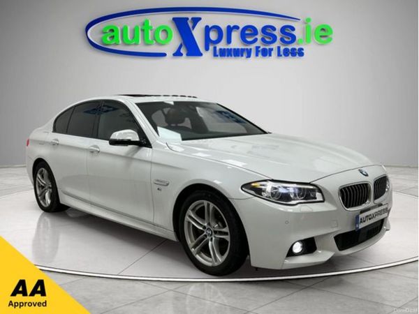 BMW 5-Series Saloon, Diesel, 2016, White