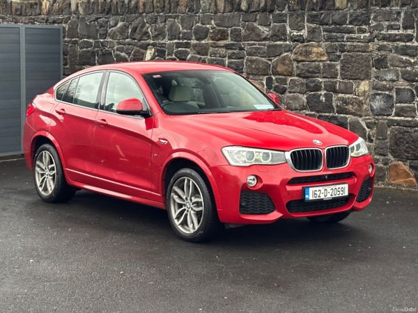 BMW X4 SUV, Diesel, 2016, Red