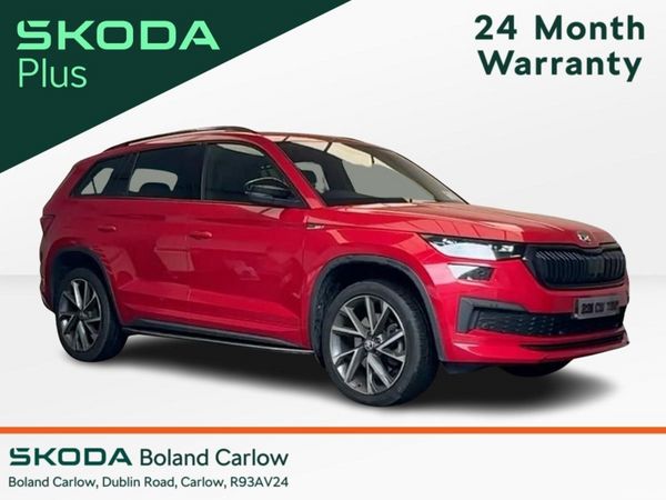 Skoda Kodiaq SUV, Diesel, 2023, Red
