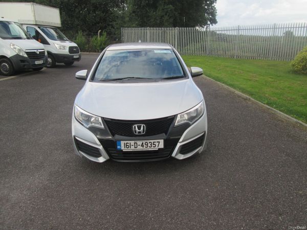 Honda Civic Hatchback, Petrol, 2016, Silver