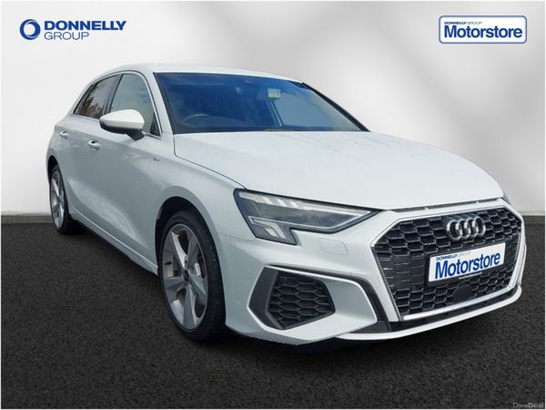 Audi A3 Hatchback, Petrol Hybrid, 2022, White