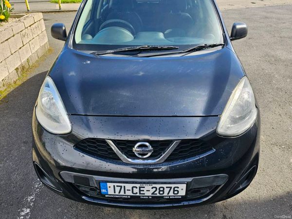 Nissan Micra Hatchback, Petrol, 2017, Black