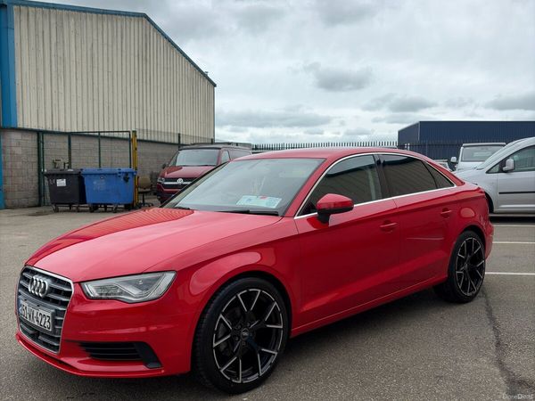 Audi A3 Saloon, Petrol, 2015, Red
