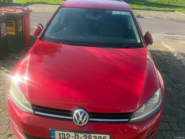 Volkswagen Golf Hatchback, Petrol, 2013, Red
