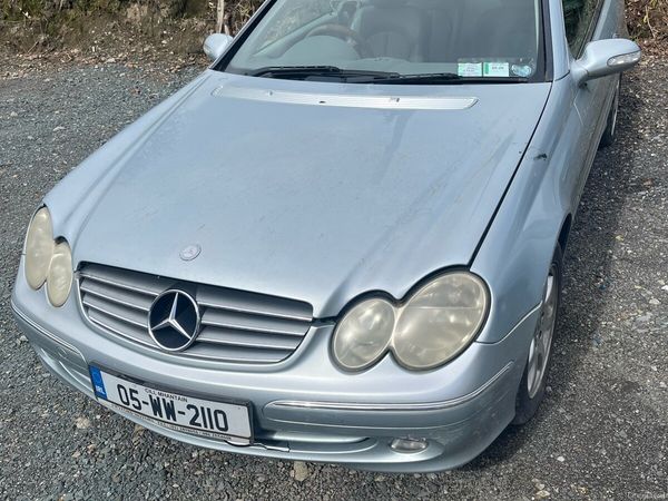 Mercedes-Benz CLK Coupe, Petrol, 2005, Silver