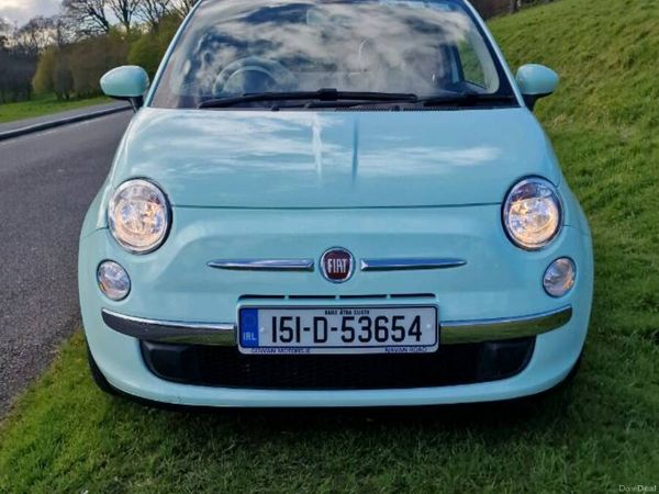 Fiat 500 Hatchback, Petrol, 2015, Green