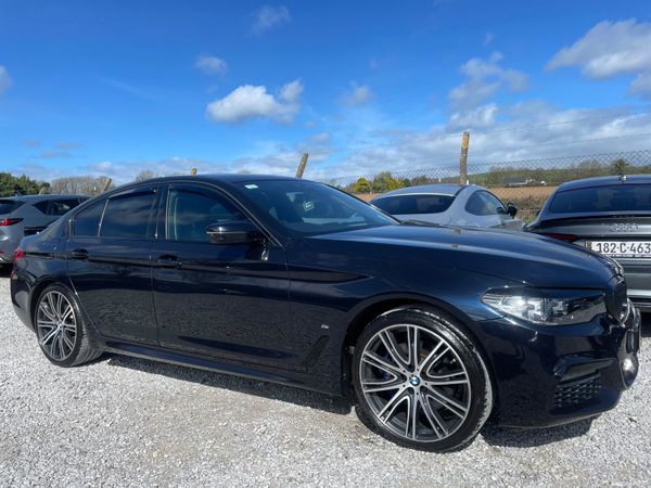 BMW 5-Series Saloon, Petrol Plug-in Hybrid, 2019, Black