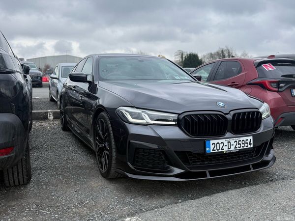 BMW 5-Series Saloon, Petrol Plug-in Hybrid, 2020, Grey