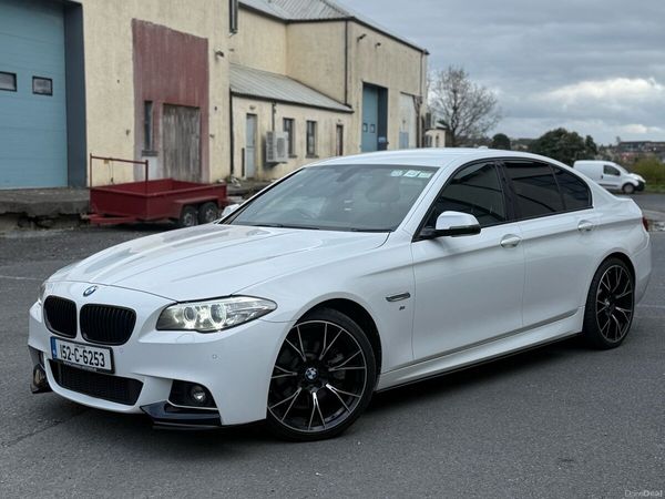 BMW 5-Series Saloon, Diesel, 2015, White