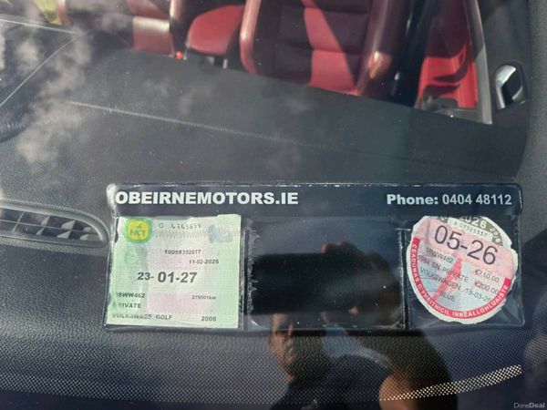 Volkswagen Golf Hatchback, Petrol, 2008, Blue