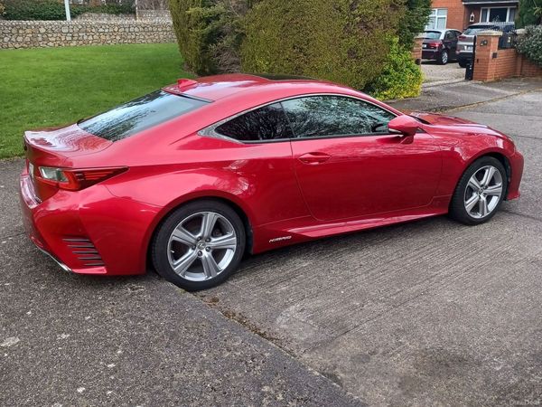 Lexus RC Coupe, Petrol Hybrid, 2014, Red