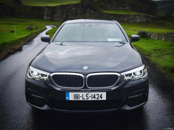 BMW 5-Series Saloon, Diesel, 2018, Black