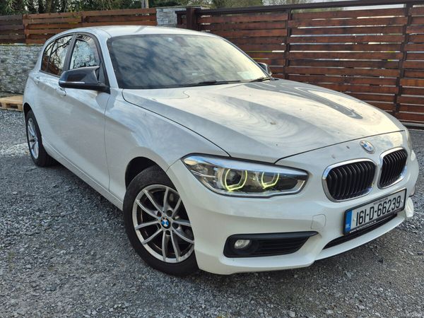 BMW 1-Series Hatchback, Petrol, 2016, White