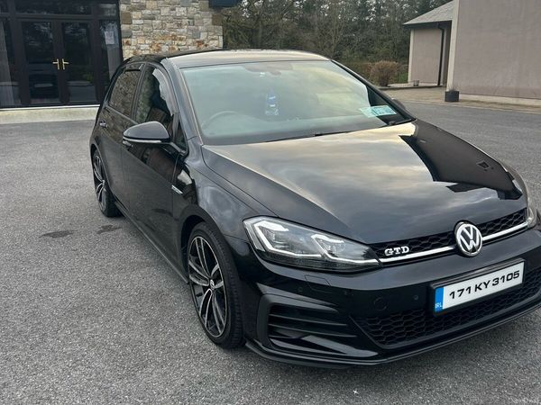 Volkswagen Golf Hatchback, Diesel, 2017, Black