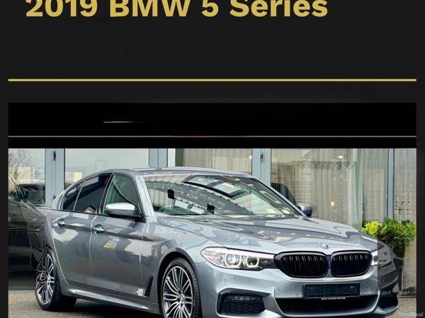 BMW 5-Series Saloon, Diesel, 2019, Blue