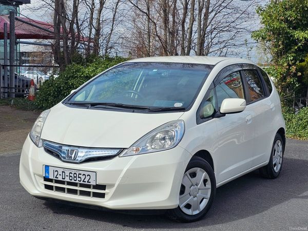 Honda Fit Hatchback, Petrol Hybrid, 2012, White