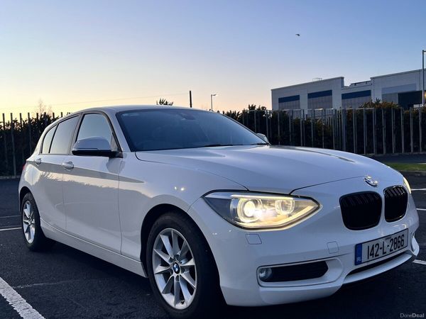 BMW 1-Series Hatchback, Petrol, 2014, White