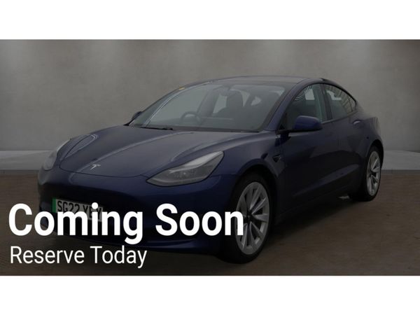 Tesla Model 3 Saloon, Electric, 2022, Blue