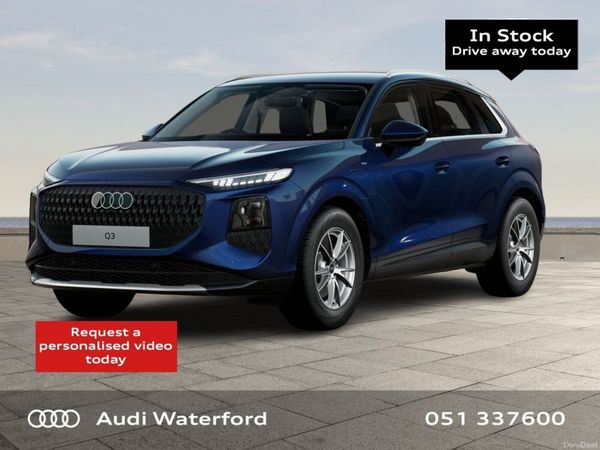 Audi Q3 SUV, Petrol Plug-in Hybrid, 2026, Blue
