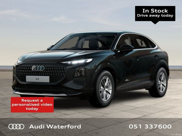 Audi Q3 SUV, Petrol Plug-in Hybrid, 2026, Black