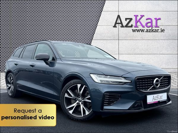 Volvo V60 Estate, Petrol Plug-in Hybrid, 2022, Blue