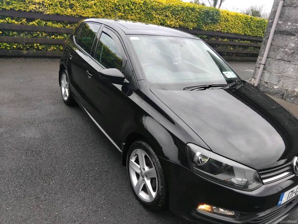 Volkswagen Polo Hatchback, Petrol, 2017, Black