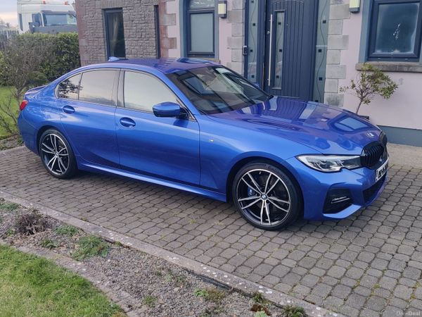 BMW 3-Series Saloon, Petrol Plug-in Hybrid, 2019, Blue