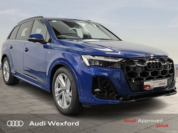 Audi Q7 SUV, Petrol Plug-in Hybrid, 2026, Blue