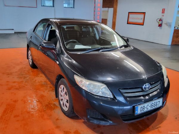 Toyota Corolla Saloon, Petrol, 2008, Black