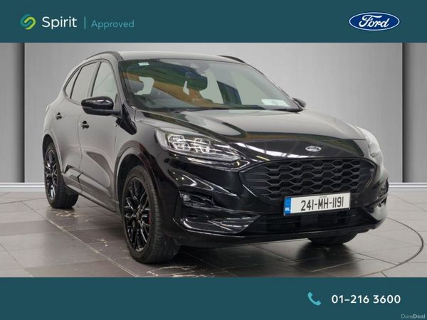 Ford Kuga SUV, Petrol Plug-in Hybrid, 2024, Black