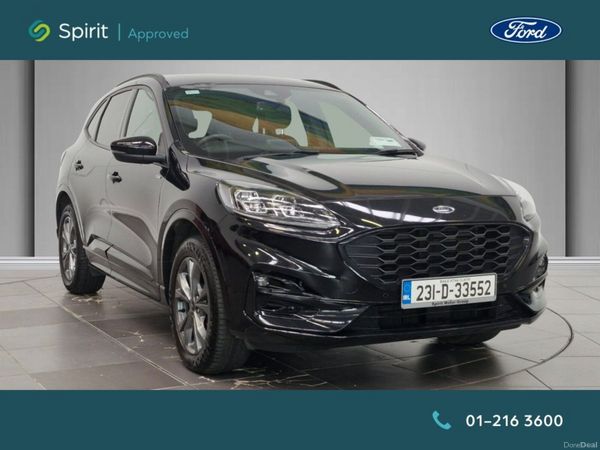 Ford Kuga SUV, Petrol Plug-in Hybrid, 2023, Black