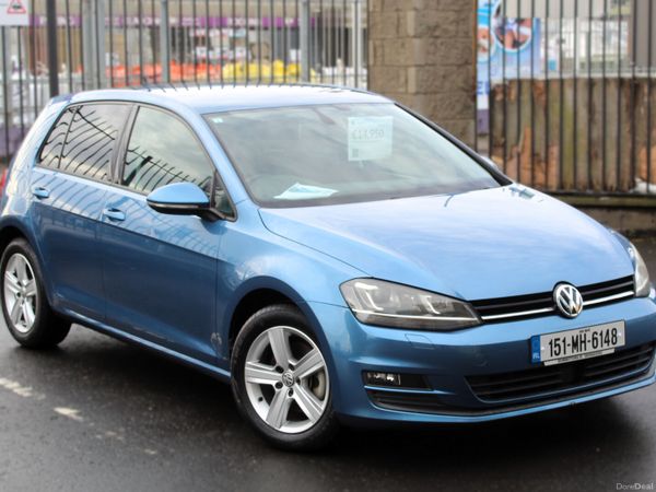 Volkswagen Golf Hatchback, Petrol, 2015, Blue