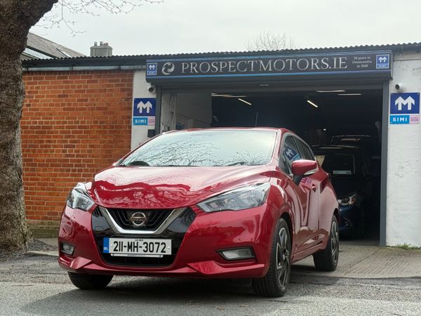 Nissan Micra Hatchback, Petrol, 2021, Red