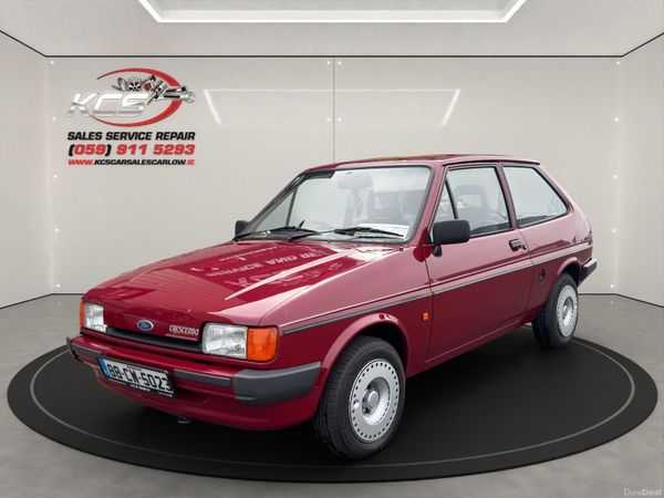 Ford Fiesta Hatchback, Petrol, 1988, Red