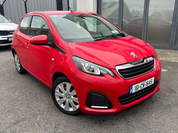 Peugeot 108 Hatchback, Petrol, 2016, Red