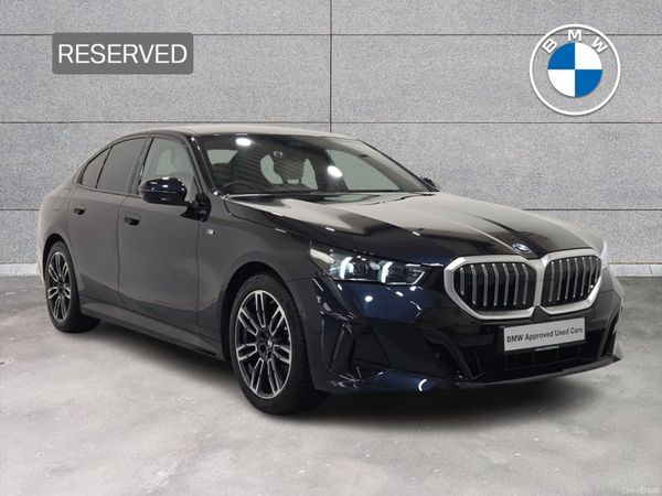 BMW 5-Series Saloon, Petrol, 2024, Black