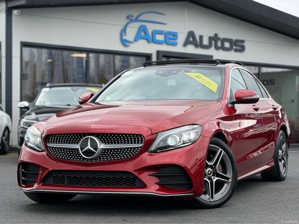 Mercedes-Benz C-Class Saloon, Diesel, 2018, Red