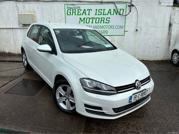 Volkswagen Golf Hatchback, Petrol, 2015, White