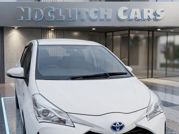 Toyota Vitz Hatchback, Petrol Hybrid, 2019, White